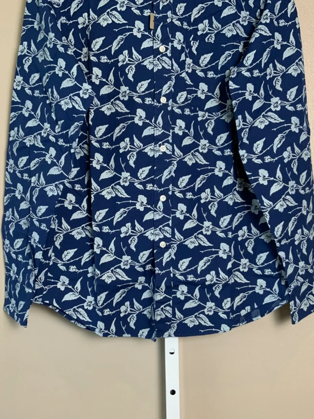 J. Crew Slim Stretch Secret Wash Button Down Shirt Bell Flowers Print